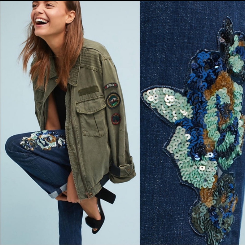 Anthro Pilcro & the Letter P Slim Boyfriend jeans